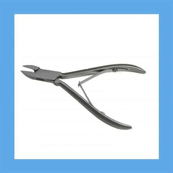 Equus Toenail Nipper, Double Spring, 6 in, Flat Extra-Narrow Jaws