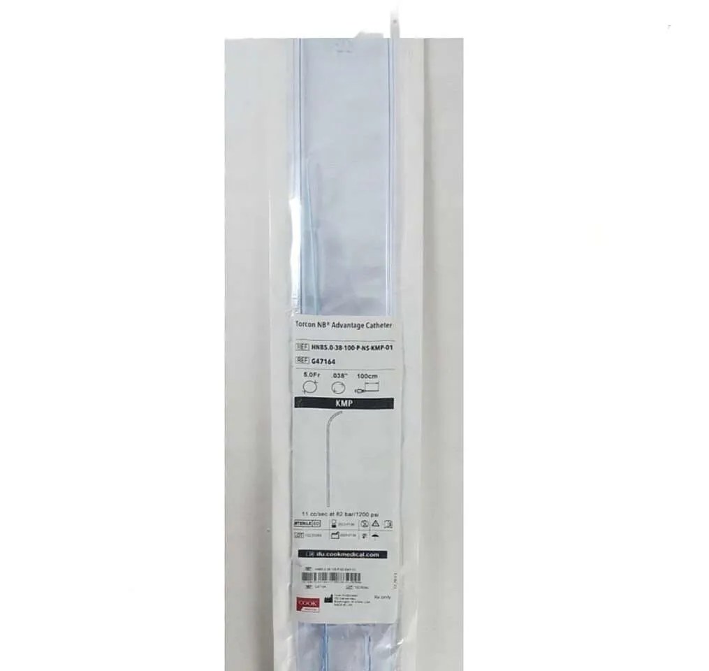Cook Medical Angiographic Catheter, 5 Fr, 0.038 in, 100 cm, Each