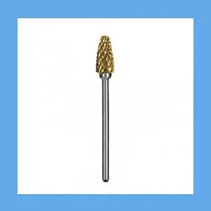 Dedeco Goldies Carbide Bur 84-T/XC, Rounded Cone Shape