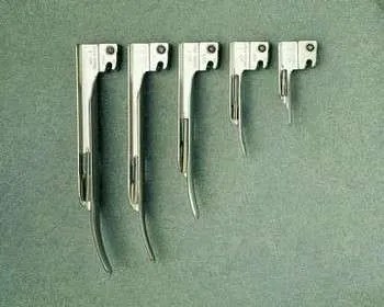 Welch Allyn #69214 Laryngoscope Blade E-Mac® Macintosh Type Fiberoptic Light Adult NonSterile-Each