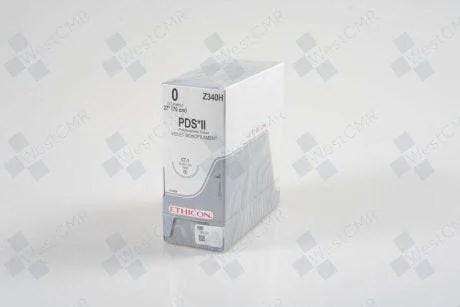 Ethicon PDS II Suture, Violet, 0, 27 in, CT-1 Needle