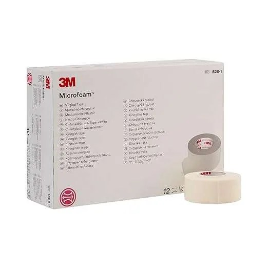 3M Microfoam Surgical Tape, 1 in x 5.5 yd