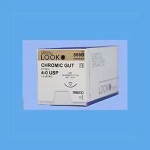 LOOK Chromic Gut Suture, 4-0, 27 in, C-6
