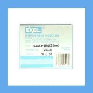 Exel Hypodermic Needle, 23G x 1 in