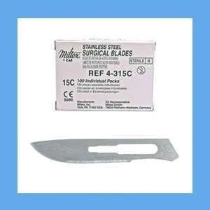Miltex Stainless Steel Surgical Blades, #10