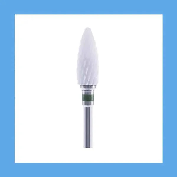 Equus Podiatry Ceramic Nail Bur, Rounded Cone Shape