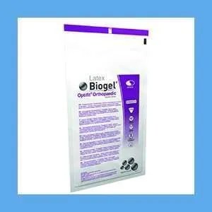 Biogel Optifit Orthopaedic Surgical Gloves, Sterile Latex, Size 7.5, 40 Pairs/Box