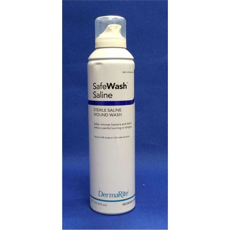 DermaRite (00245) Safe Wash Saline Spray 7.4oz. (Similar to Simply Saline)