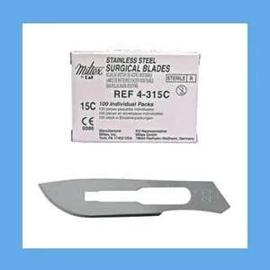Miltex Surgical Blades, Stainless Steel, #20