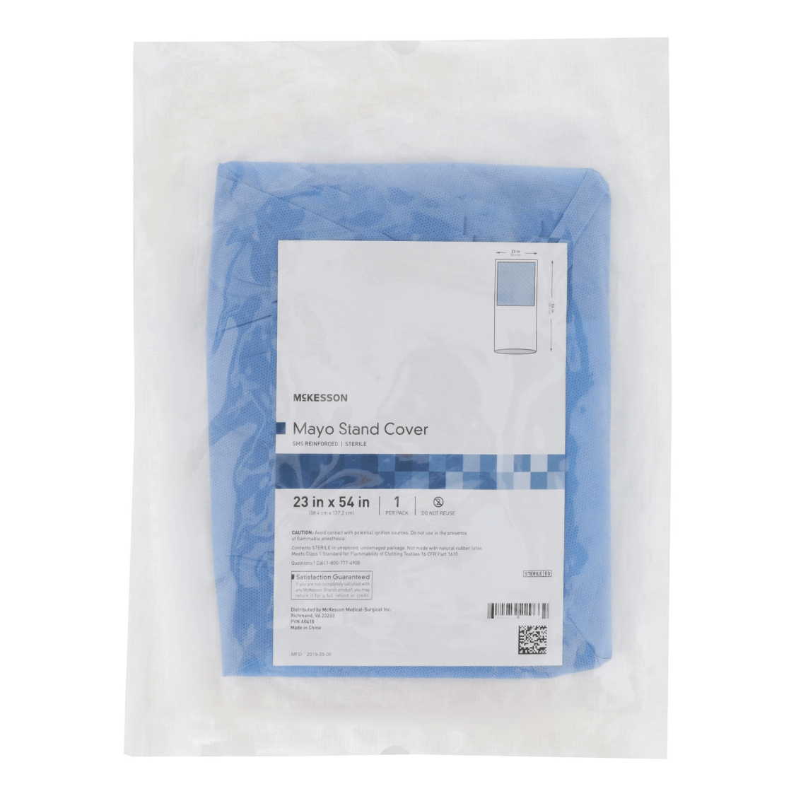 McKesson Mayo Stand Cover, 23 x 54 in, Sterile