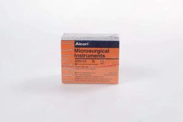 Alcon Microsurgical Instruments Irrigating Cystitome, 27 Ga, Formed Reverse Cut, Short Radius, Box of 10