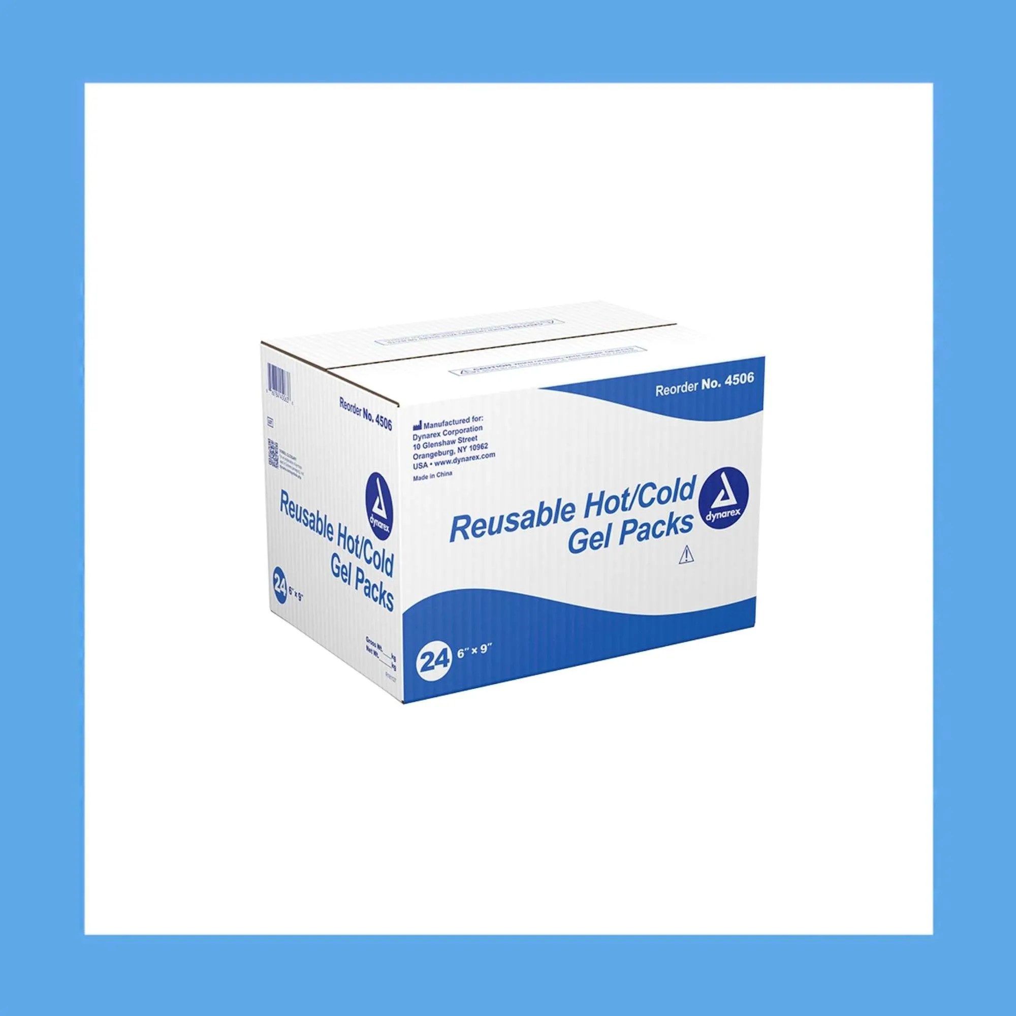 Dynarex Reusable Hot/Cold Gel Packs6"x9" 1 GEL PACK