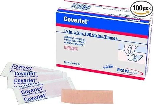 Leukoplast Adhesive Coverlet Bandages