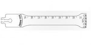 Brasseler Large Bone Oscillating Saw Blade, Surgical, 90 x 21 mm, Each