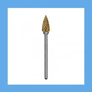 Dedeco Goldies Carbide Bur 63-B/XC, Rounded Cone