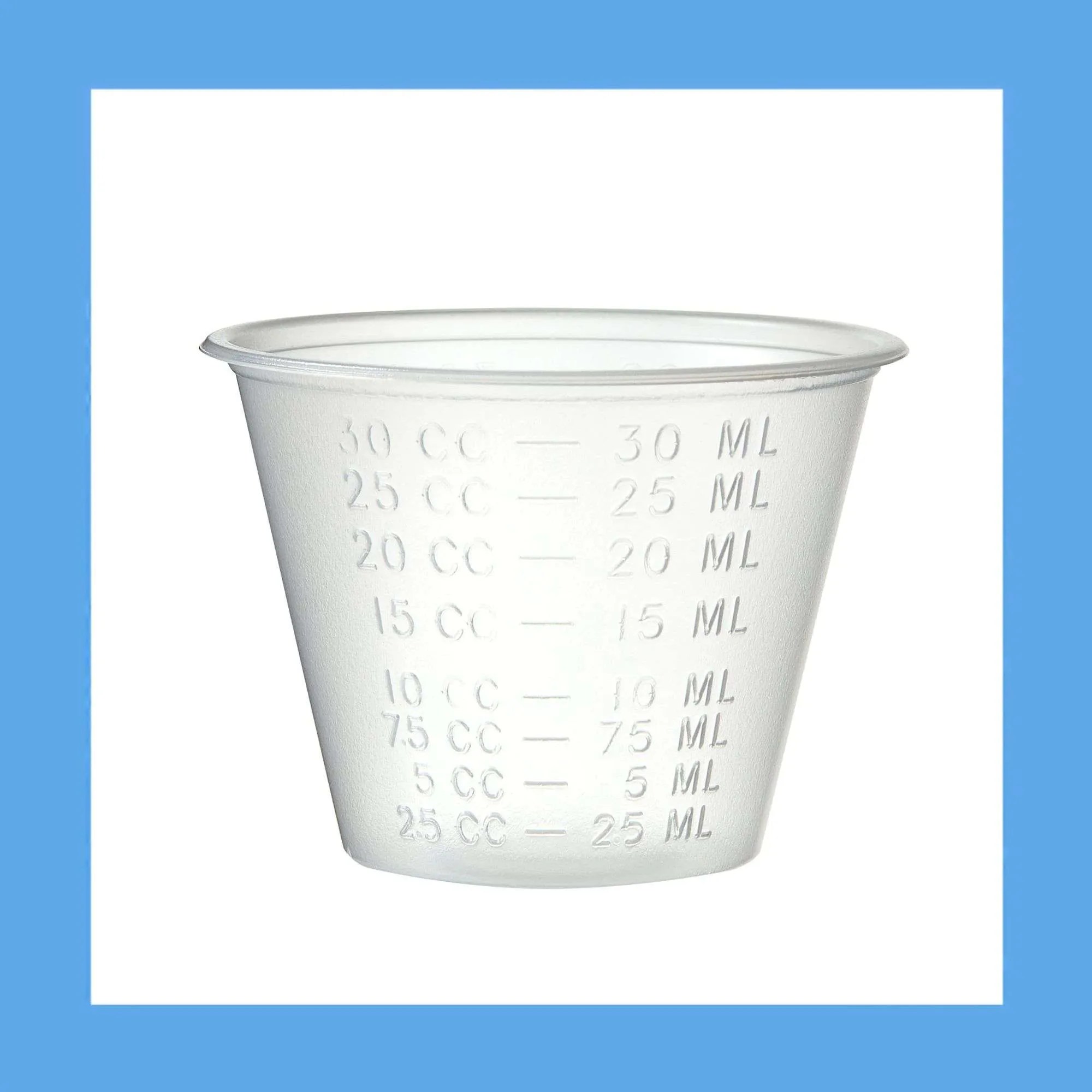 Shield Line Plastic Medicine Cups