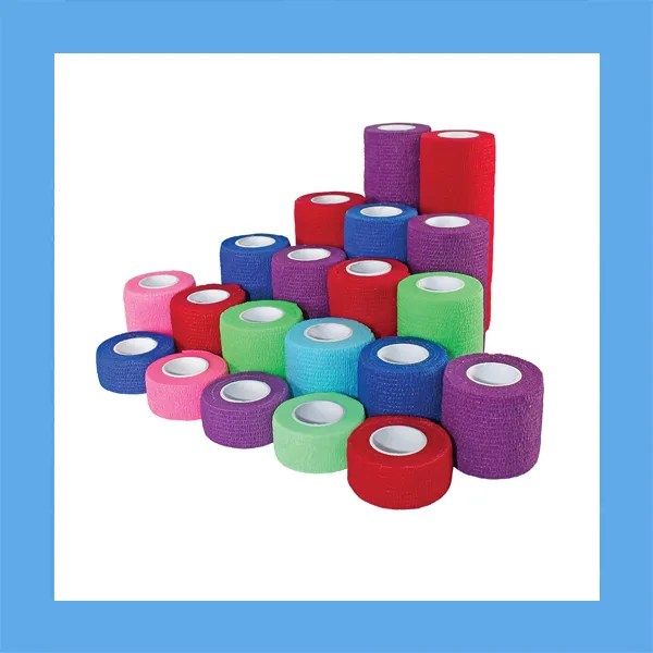 Med-Pride Self-Adherent Wrap | 2" x 5yds | Rainbow Color | 6 Color | 36/box MPR-65012