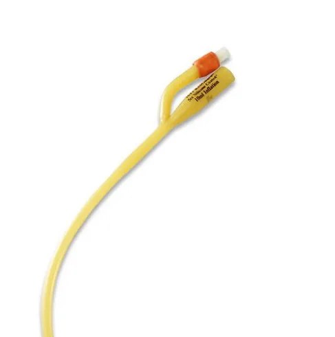 Cardinal Health Silicone Elastomer Coated Latex Foley Catheter, 30 mL, 3-Way, 18 Fr, Box of 10
