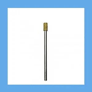 Dedeco Goldies Diamond Podiatry Nail Bur, Cylinder Short