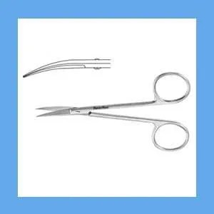 Miltex Iris Scissors, 4-1/2 in, Curved