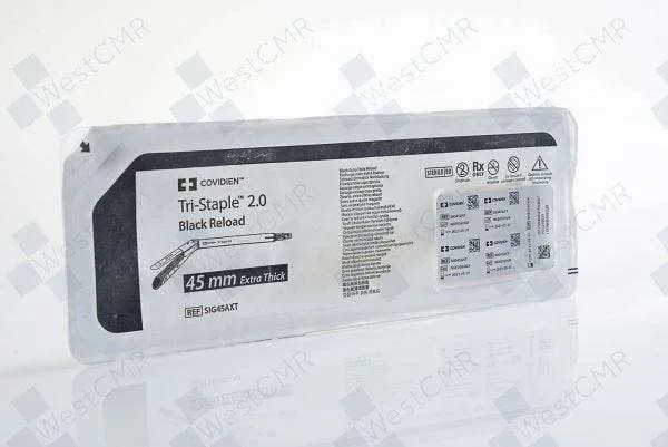 Covidien Stapler Reload, 45 mm, Black, Extra Thick Tissue, Each