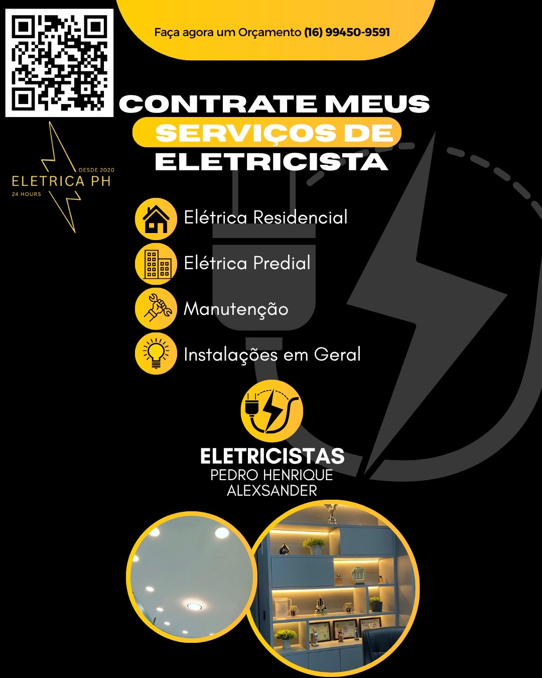Eletricista residencial e industrial