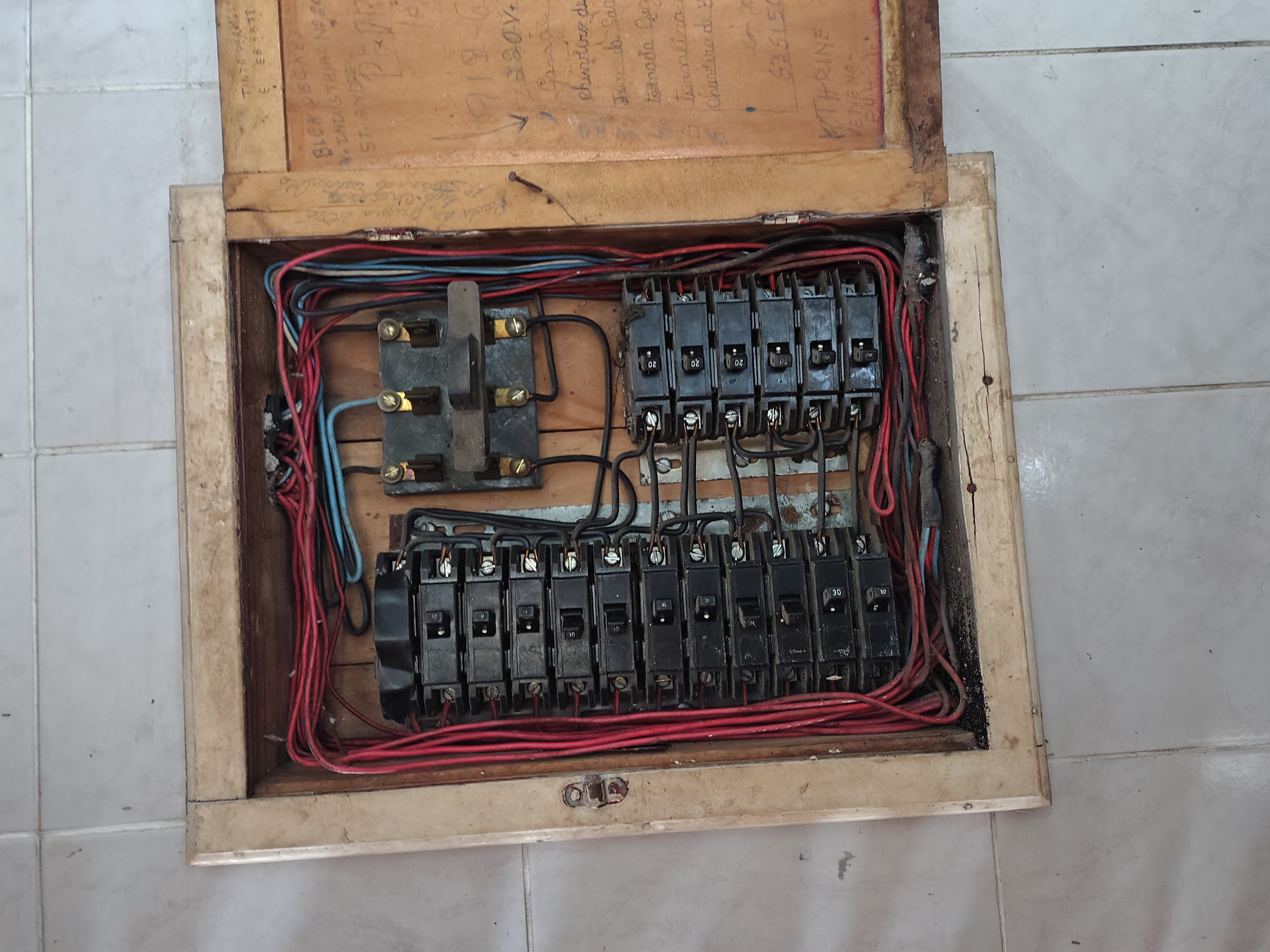 Readequação de quadro de disjuntores