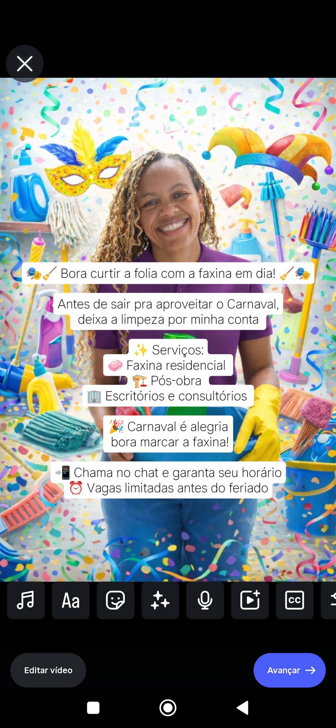 Diarista/ faxineira