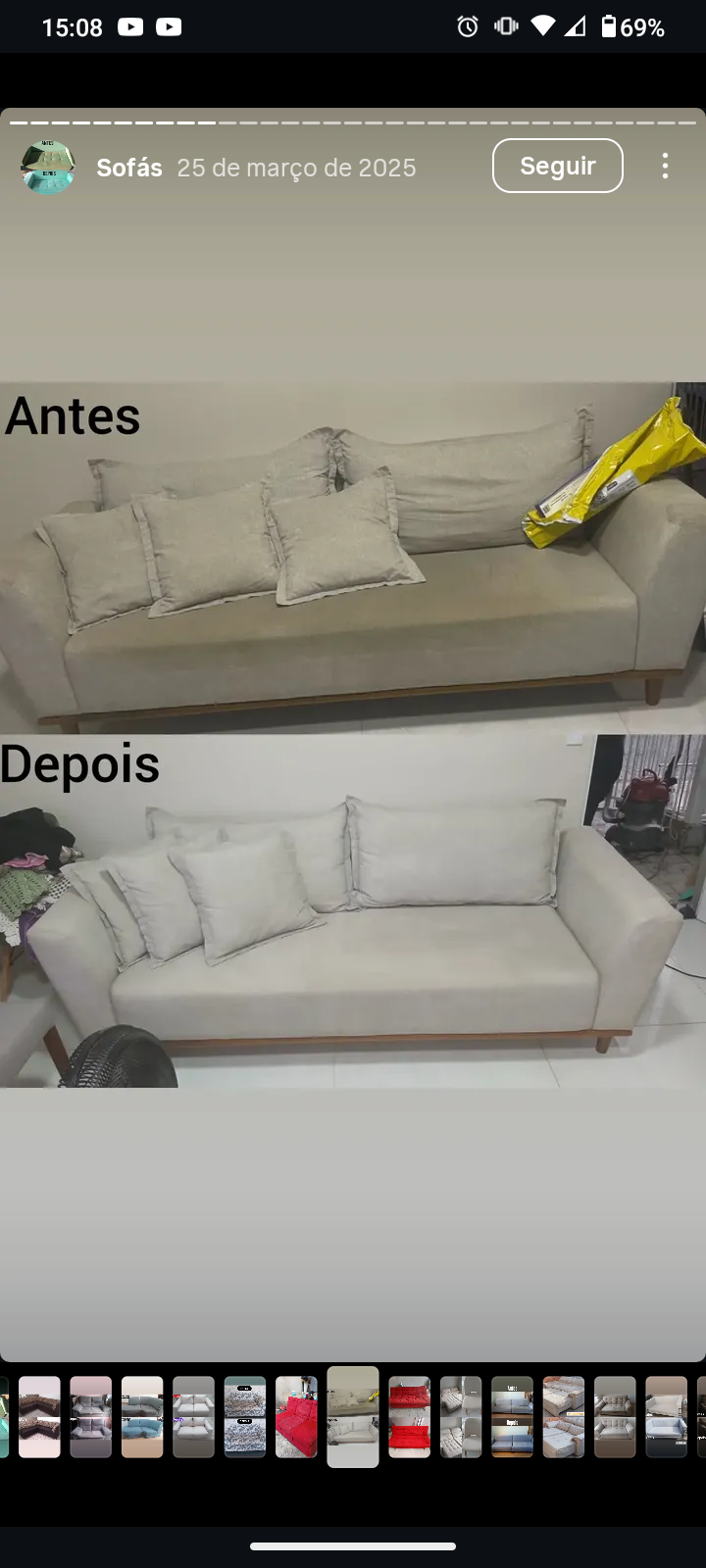 Higienização de Estofados