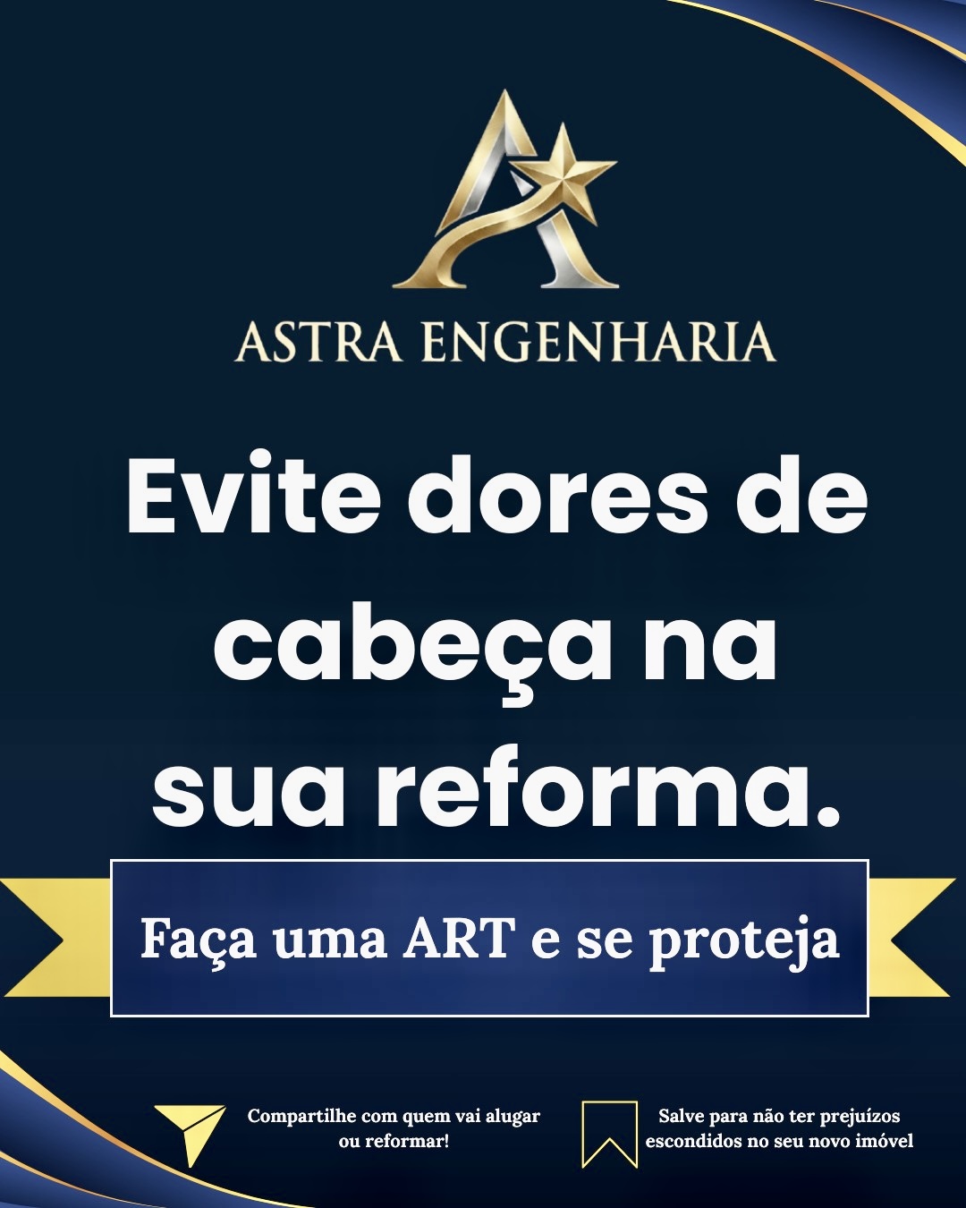 Vistoria de apto novo / emissão ART