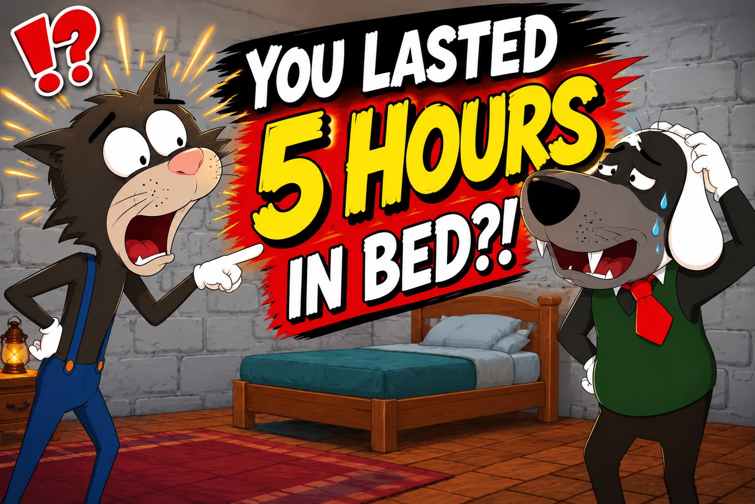 Five Hours in Bed: A Satirical Look at Sexual Performance Pressure and Modern Masculinity.