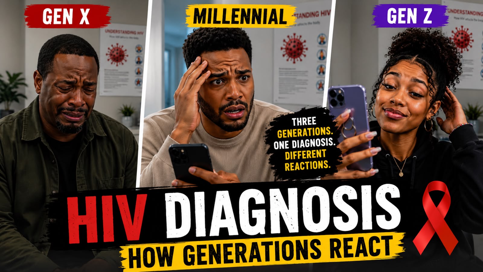 Different Generations Reacting to an HIV Diagnosis: How Society’s Attitudes Have Changed.