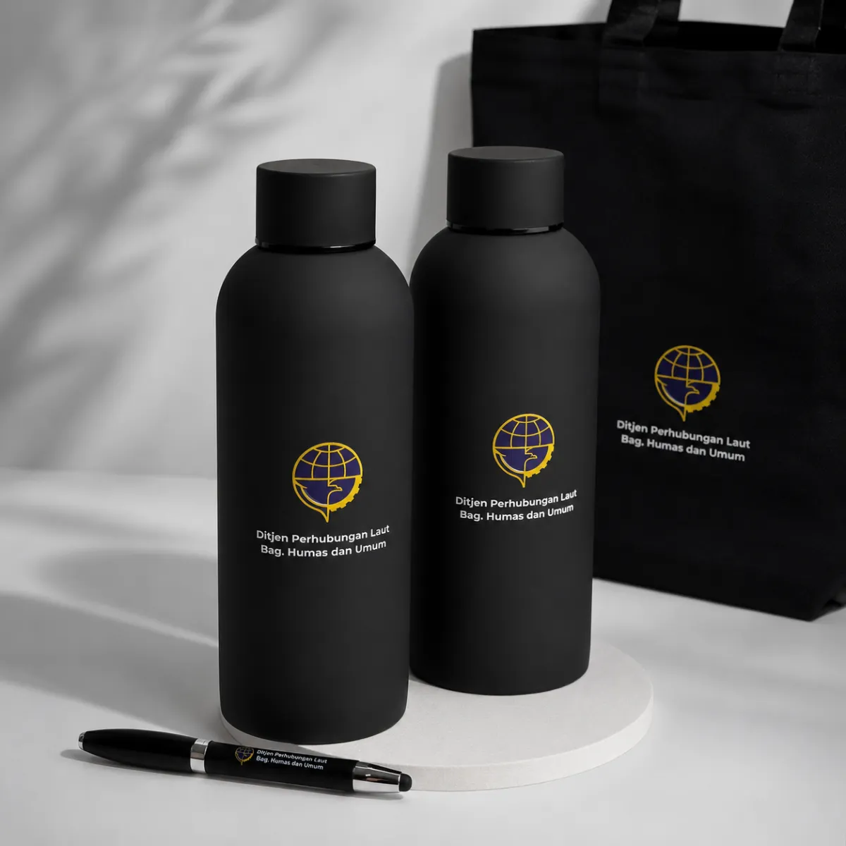 Paket Souvenir, Tumbler Elite,Pulpen, ToteBag