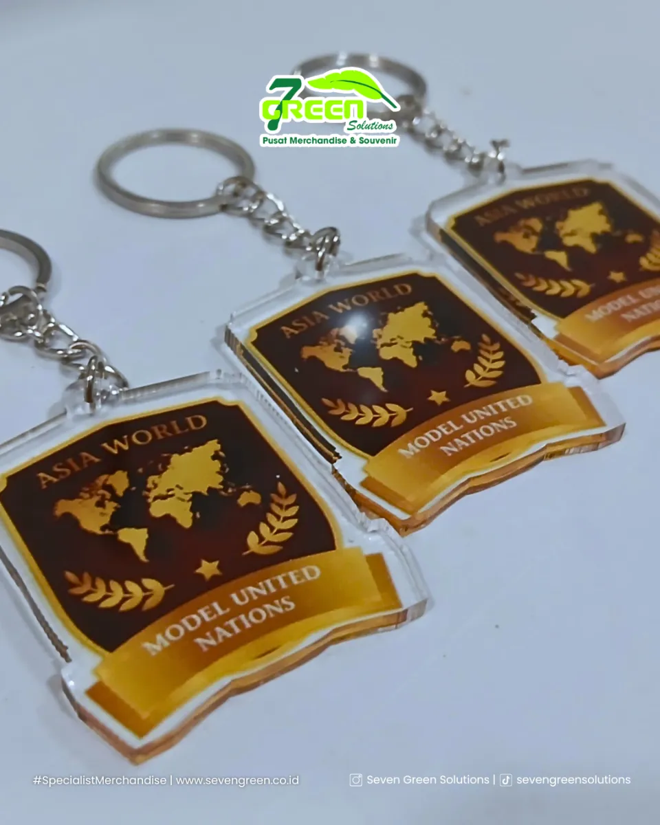 Hasil produksi Gantungan Kunci Acyrlic 1