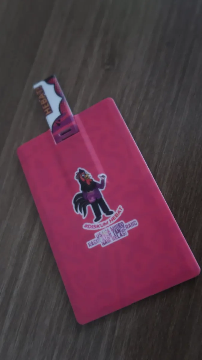 Hasil produksi Flasdisk Card 3