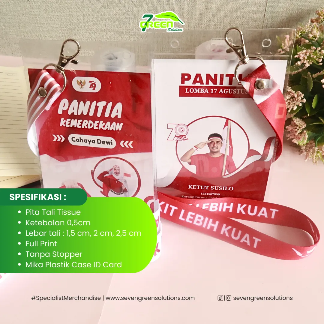 Hasil produksi Lanyard Tanpa Stopper 1