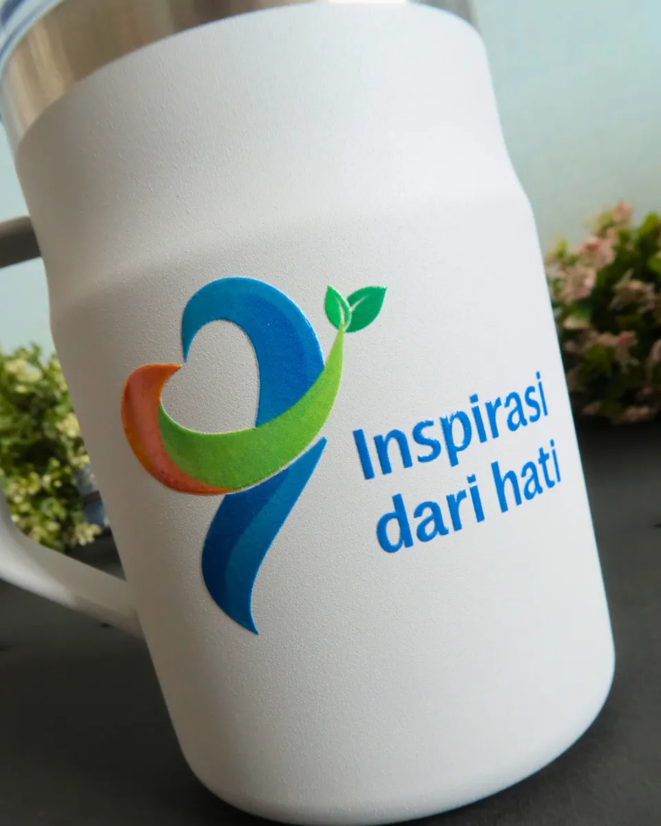 Hasil produksi Mug Stainless 1
