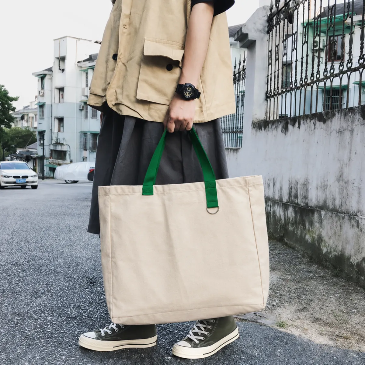 FoldMate Canvas Tote - Gambar 6