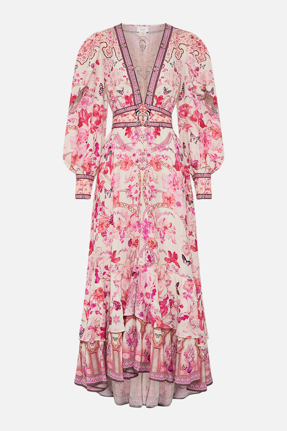 Cam_Long Botton front Dress