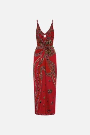 Cam_Strappy Dress With Twist Front
