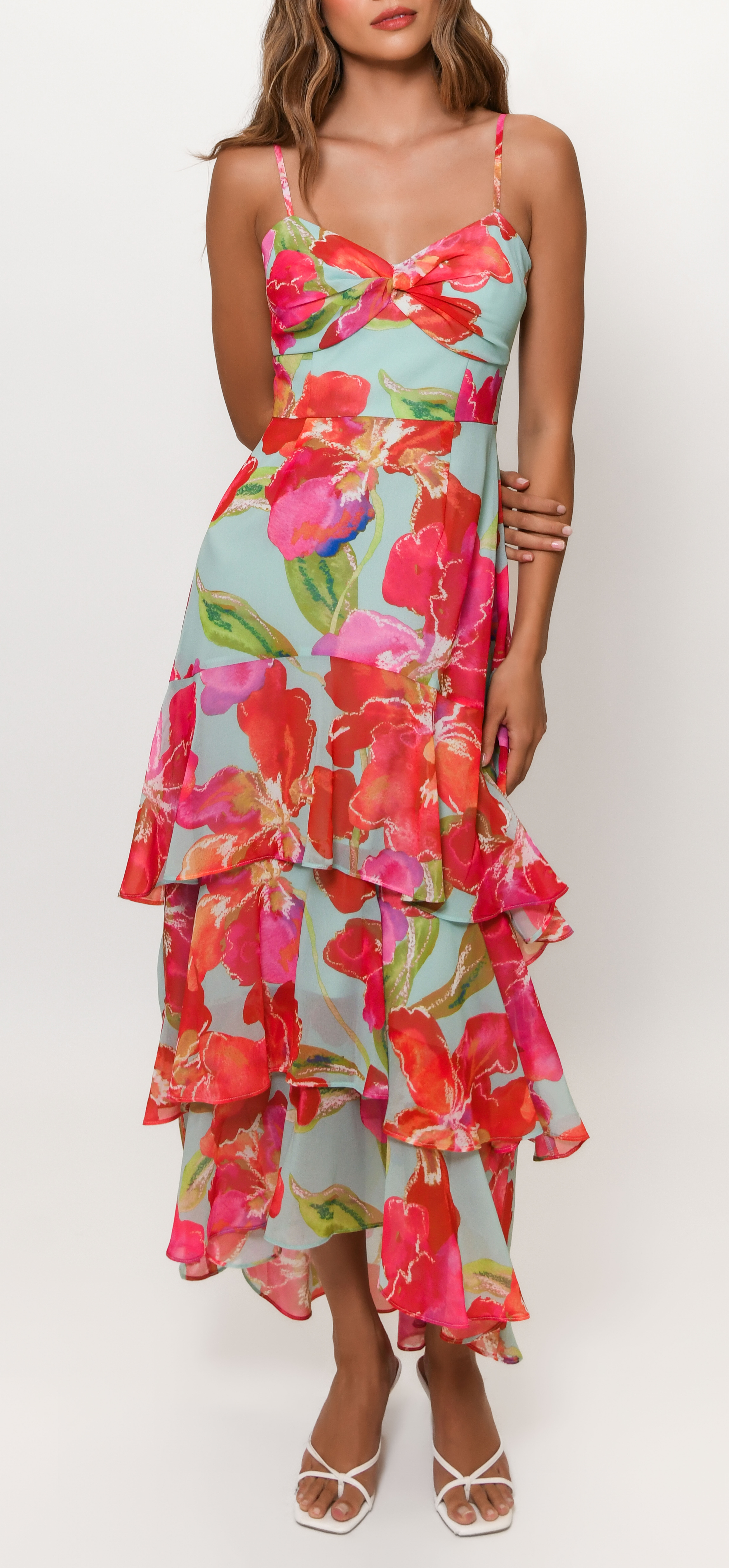 Hutch - Kennedi Twist Front Tiered Dress 