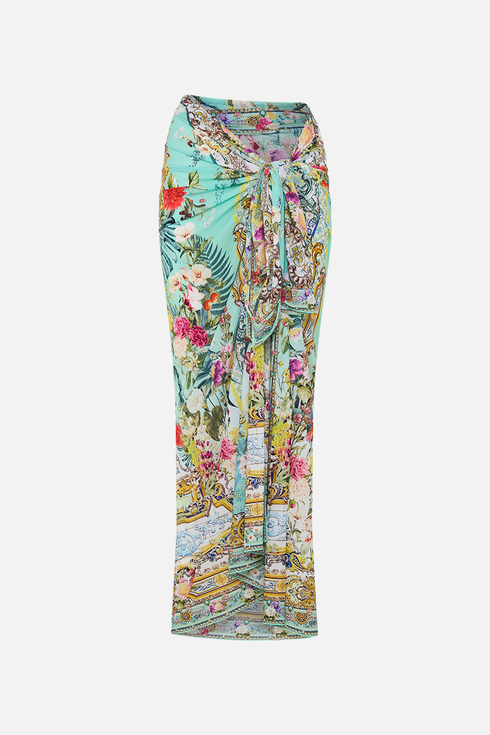 Camilla - Long Sarong in  the Garden of Queluz