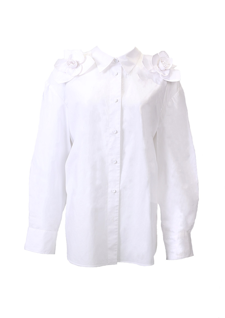 Flor shirt with 2 flowers