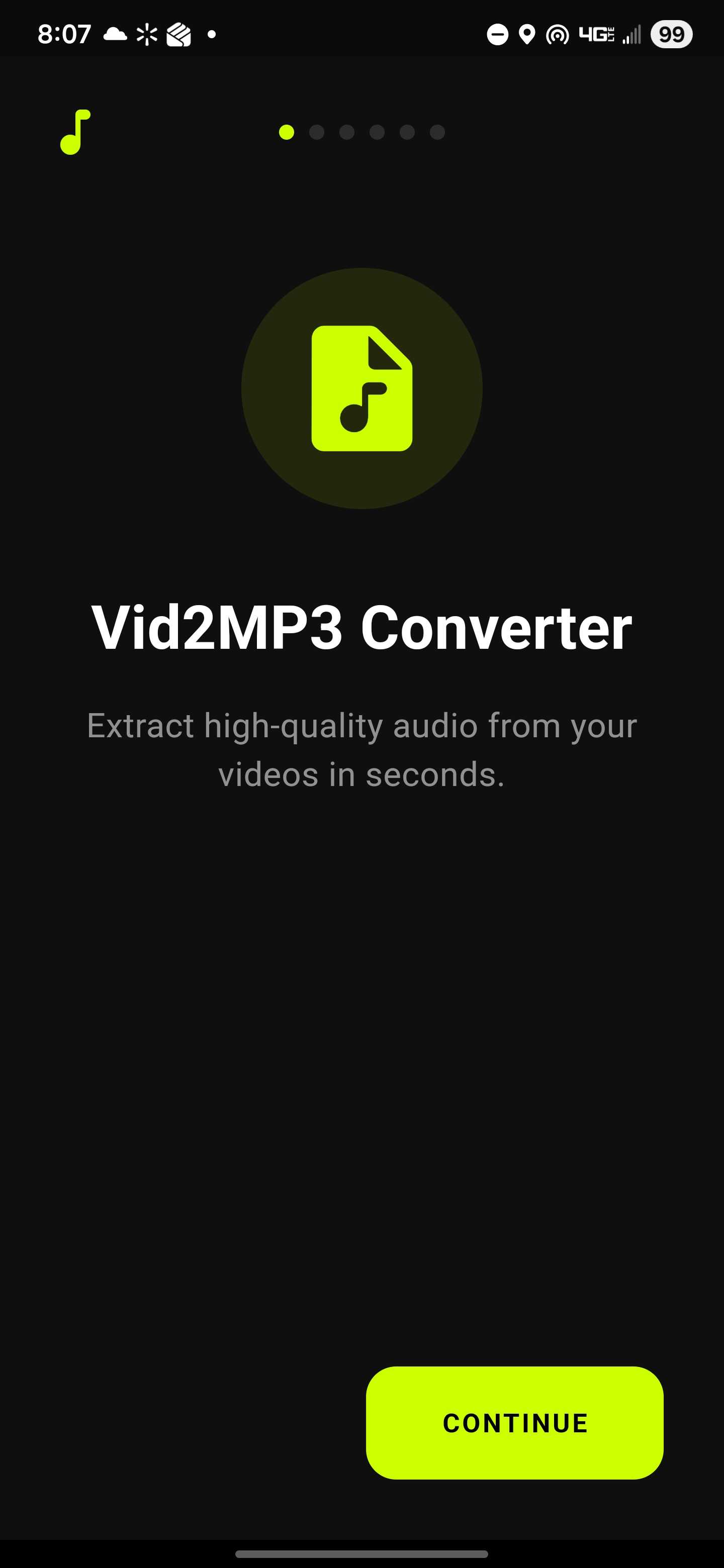 Vid2MP3 Screenshot 1