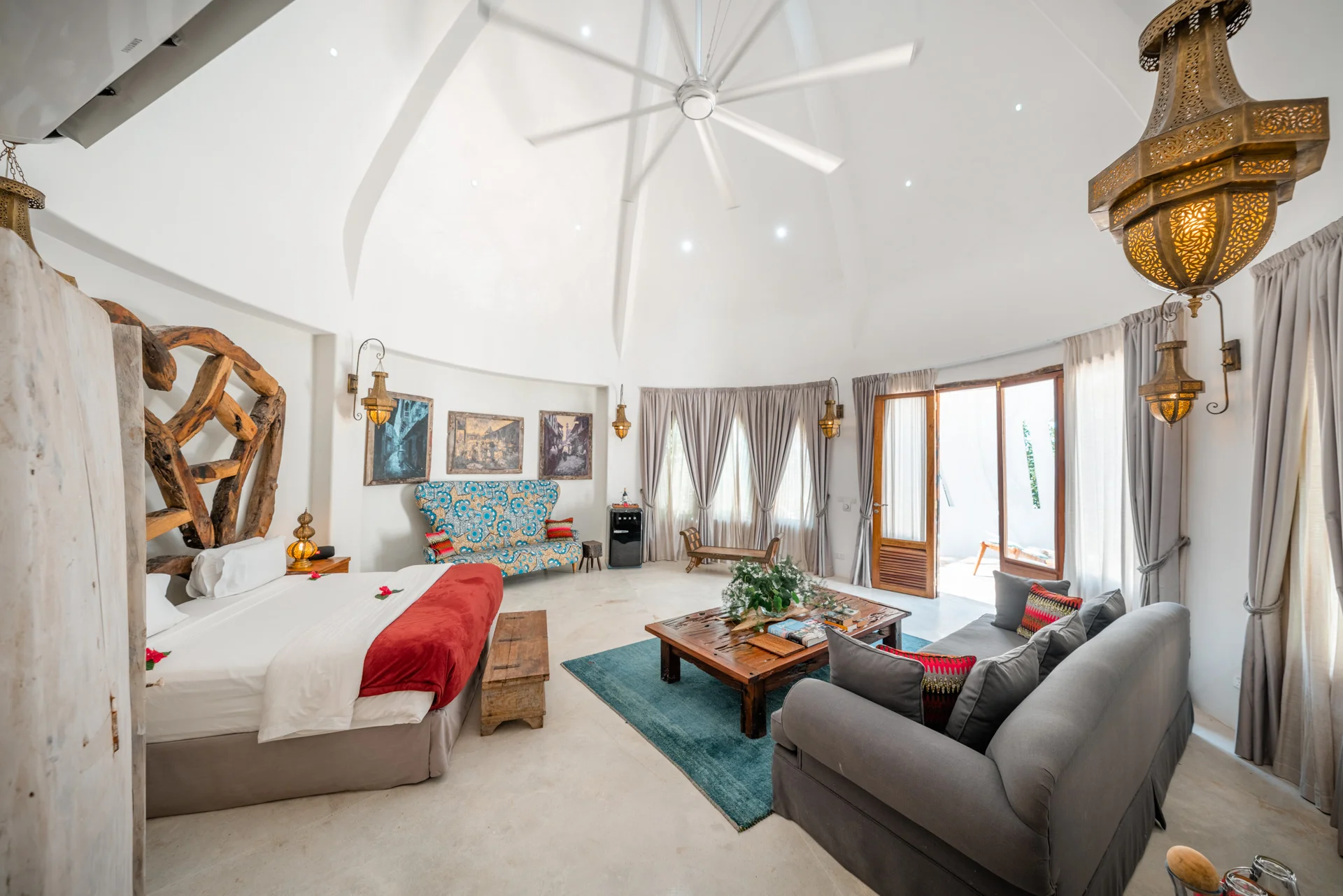 Luxury bedroom interior