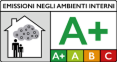 Indoor emissions label A+.