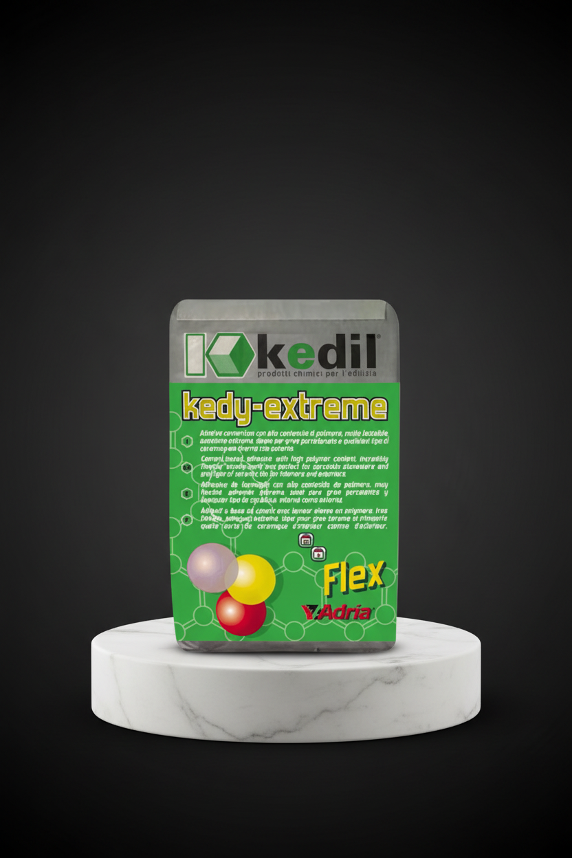 Ein Sack Spachtelmasse Kedy-Extreme Flex Adria.