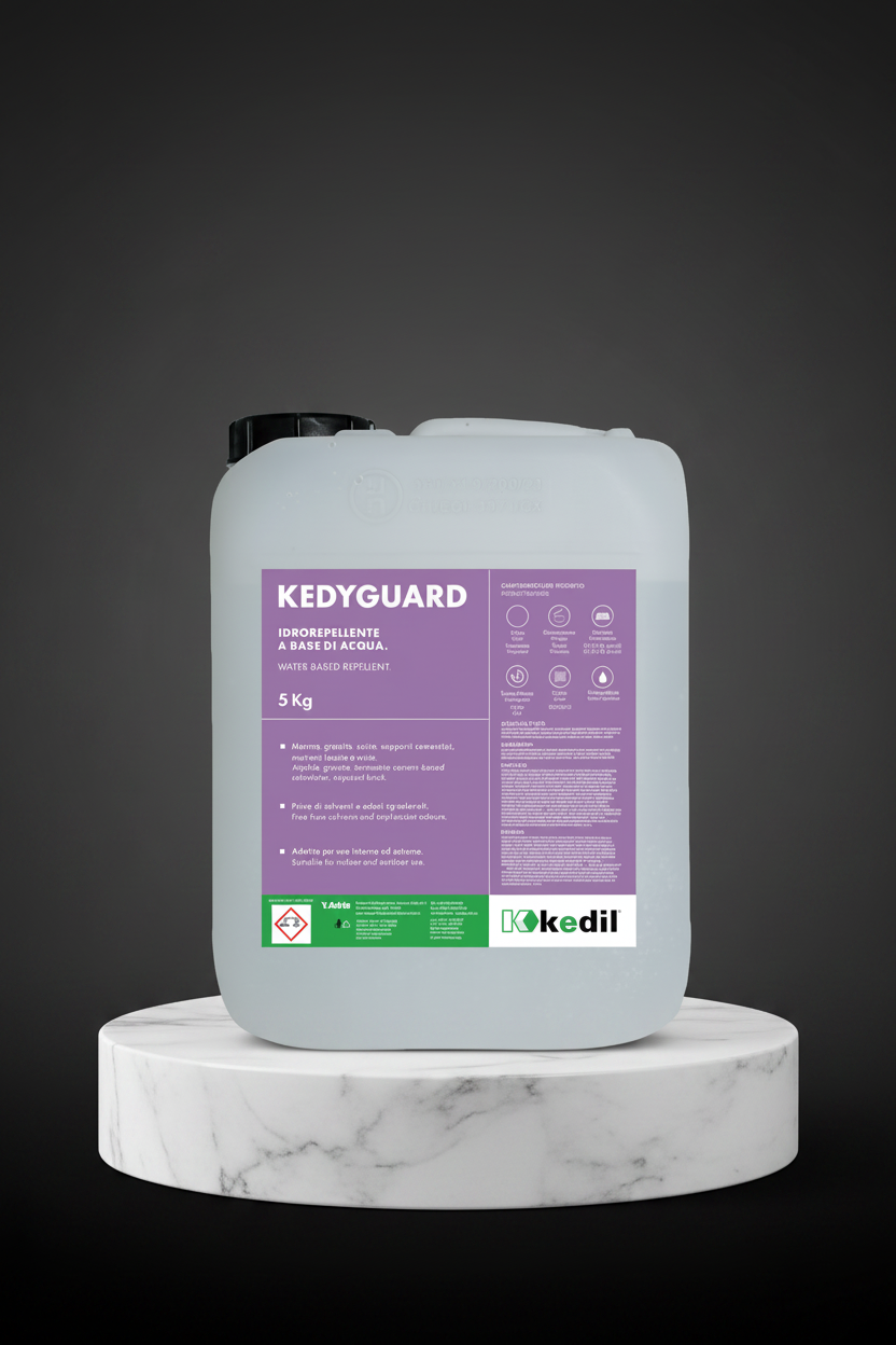 KEDYGUARD wasserbasiertes Imprägniermittel 5 kg. Schutz für Marmor, Granit und Beton, lösungsmittel- und geruchsfrei.