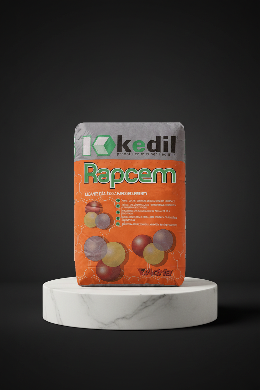 Rapcem-Beutel von Kedil auf einem Marmorsockel.