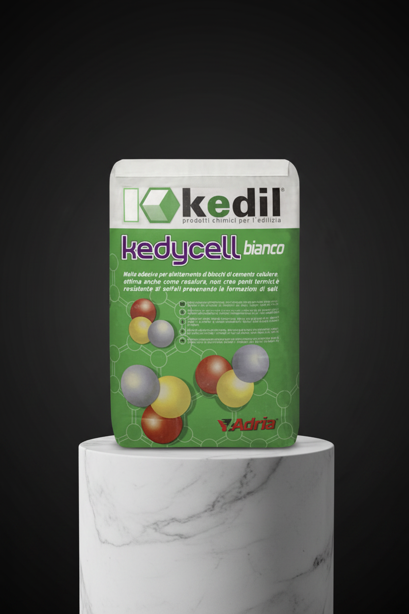 Bag of adhesive mortar Kedil Kedysell White.